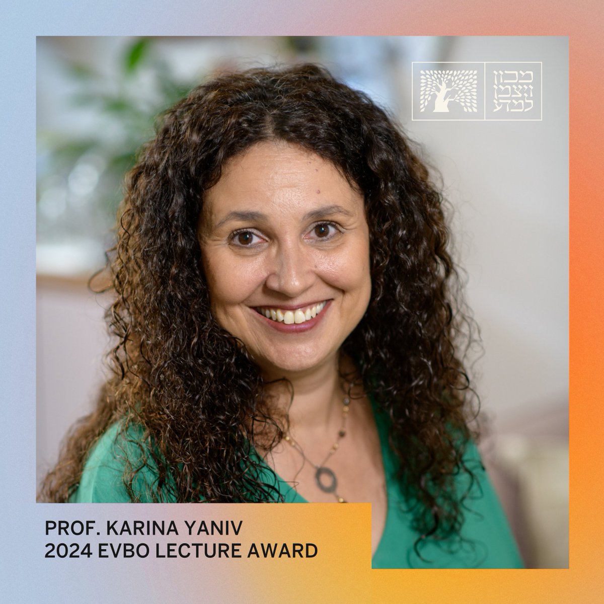 Congratulations to Prof. @KarinaYaniv of the Immunology and Regenerative Biology Department upon receiving the 2024 European Vascular Biology Organization (EVBO) Lecture Award.