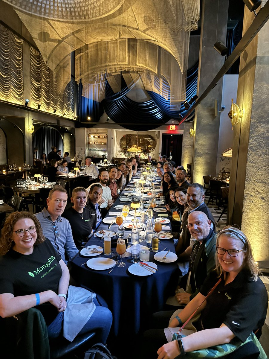 MongoDB has always put developers first, one reason our community is 7M+ strong, with 175K+ developers trying @MongoDB for their 1st time every month. I ❤️ this company that helps developers do more with data. Here are some wonderful people with whom I get to work. Join us!
