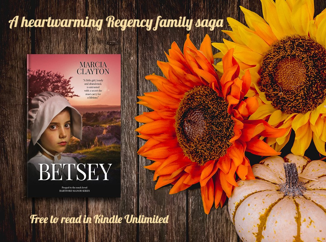 Betsey, aged six, is abandoned and left to care for her three-year-old brother, Norman. Set in 1820 in a rural Devon village; the prequel to the much-loved Hartford Manor Series. mybook.to/Betsey #series #regency #romancereaders