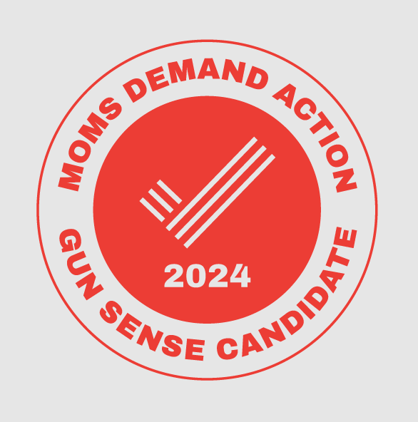 Hey y'all! I'm thankful to have been awarded the 2024 Moms Demand Action Gun Sense Candidate distinction for my support of common sense measures favored by most Americans on both sides of the aisle to prevent gun violence. Please support my campaign at secure.actblue.com/donate/jessica… !