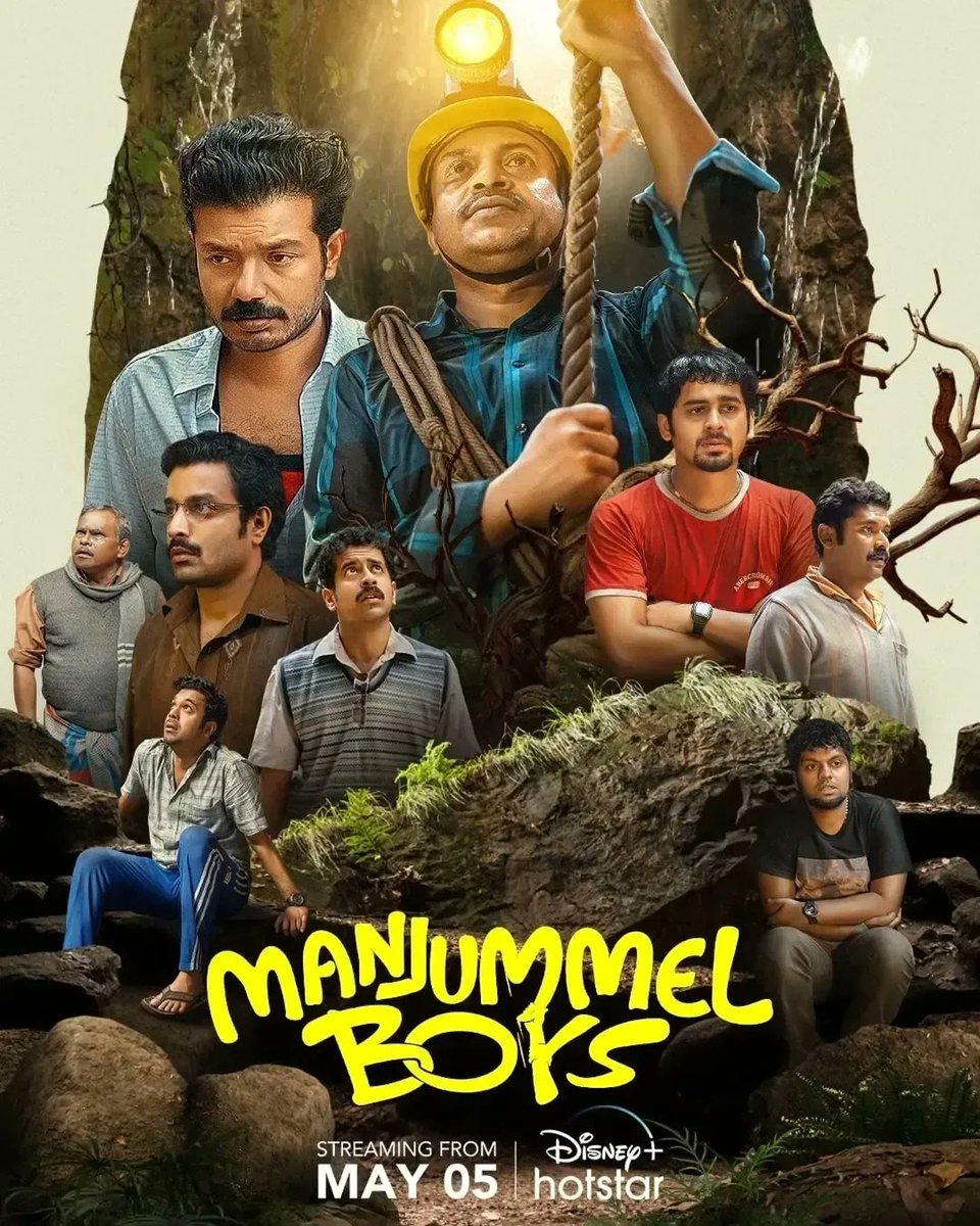 Film #ManjummelBoys Streaming From 5th May On #DisneyPlusHotstar In Malayalam, Hindi, Tamil, Telugu & Kannada.
Starring: #SoubinShahir, #SreenathBhasi, #BaluVarghese, #Ganapathy, #JeanPaulLal, #DeepakParambol & More.
Directed By #Chidambaram.

#ManjummelBoysOnHotstar #AllInOneOTT