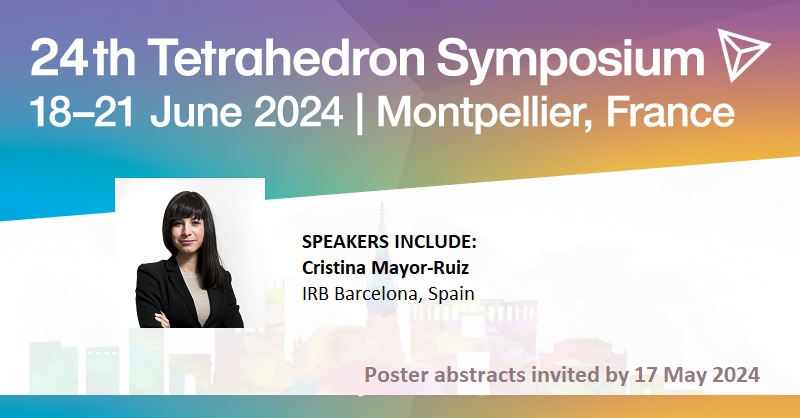 Meet the #TETSymp speaker: Cris Mayor-Ruiz (@CrisMayorRuiz) @IRBBarcelona to give invited talk on targeted protein degradation: chasing molecular glues and coping with resistance to degraders. Register and submit poster abstracts at bit.ly/TETR2024