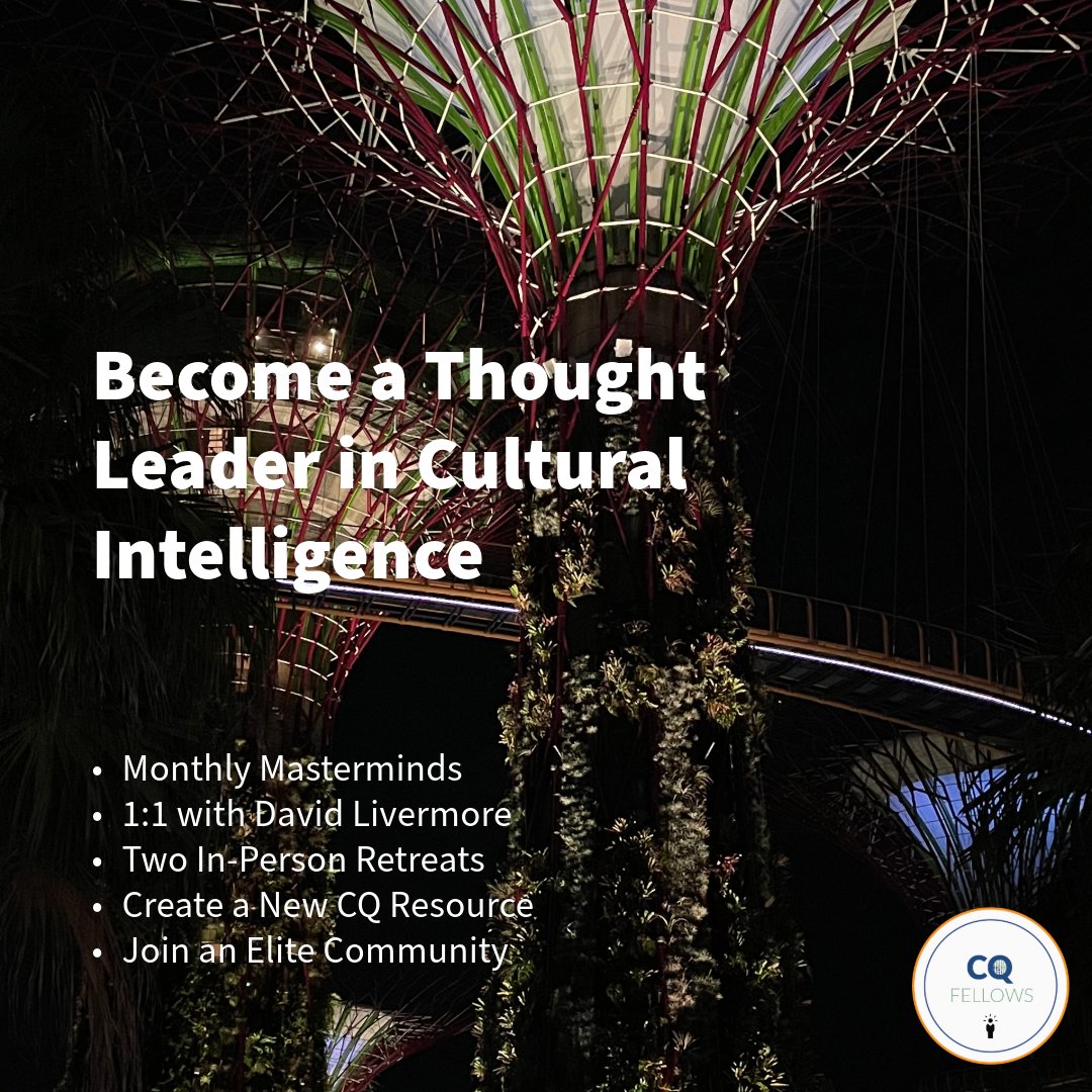 Now Available! Applications for the 2025 cohort of hashtag#CQFellows, a one-year fellowship designed to expand and accelerate your thought leadership in cultural intelligence. Last year we had 377 applications for 20 fellowship positions. If you’re interested, apply soon!