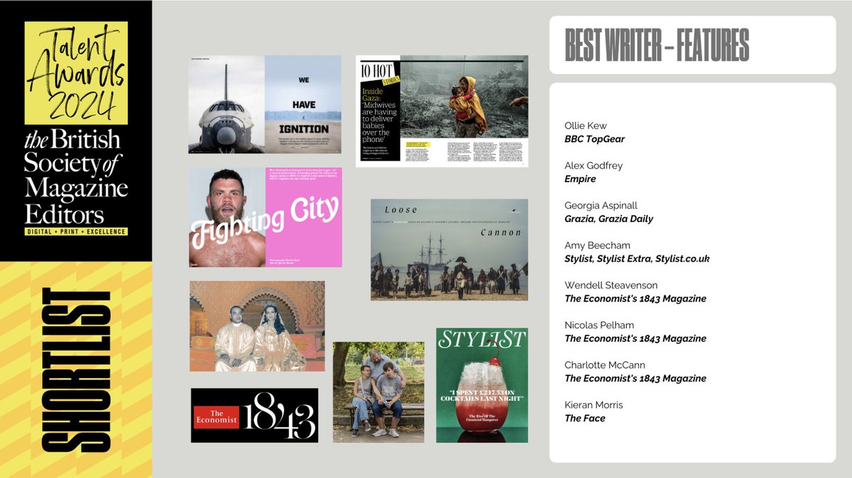 Very very happy to be nominated for Best Features Writer again! Thank you sincerely, @bsmeinfo. Especially for focusing here on my Napoleon feature, which began with a story about haemorrhoids. As all features should.