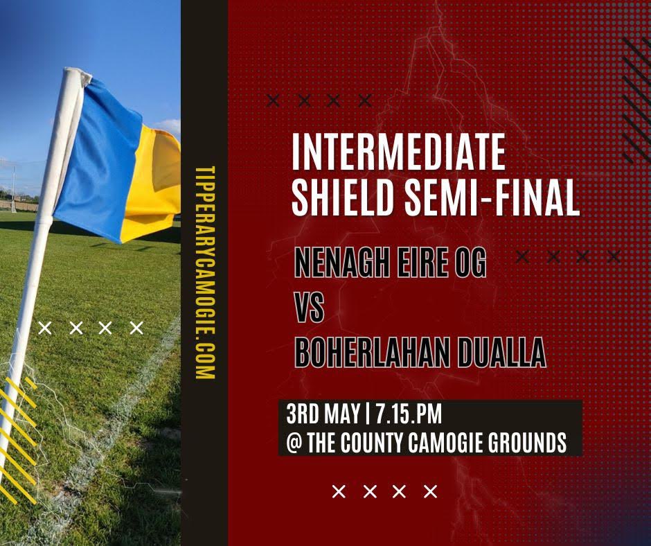 The Intermediate Shield Semi-Final tomorrow night 📣📣📣