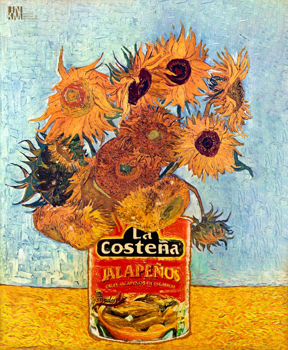 Los girasoles en bote de chiles
Vincent van Gogh, 1888