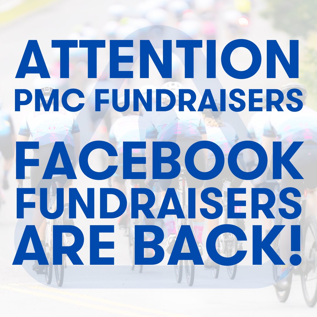 Facebook Fundraisers are back for PMC Fundraisers and donations can be accepted in PMC Facebook Fundraisers! 🚨 Thank you for your patience and commitment to fundraising while this issue was resolved! Click here for PMC fundraising tools & tips! bit.ly/3QsiaKM