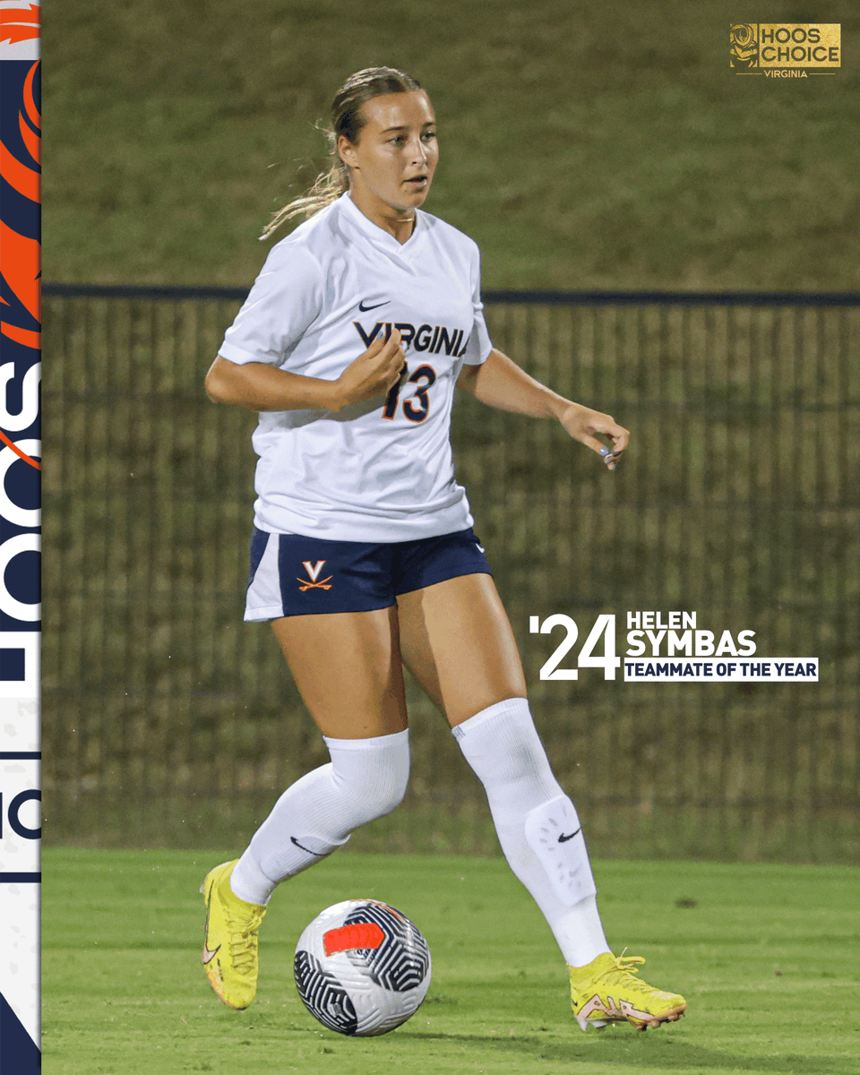 UVAWomenSoccer's tweet photo. ๐ง๐๐๐ ๐ ๐๐ง๐ ๐ข๐ ๐ง๐๐ ๐ฌ๐๐๐ฅ
Congrats to Helen Symbas on being named our Teammate of the Year!
#GoHoos | #ALLIN | #HoosChoice https://t.co/1uOxORysPP