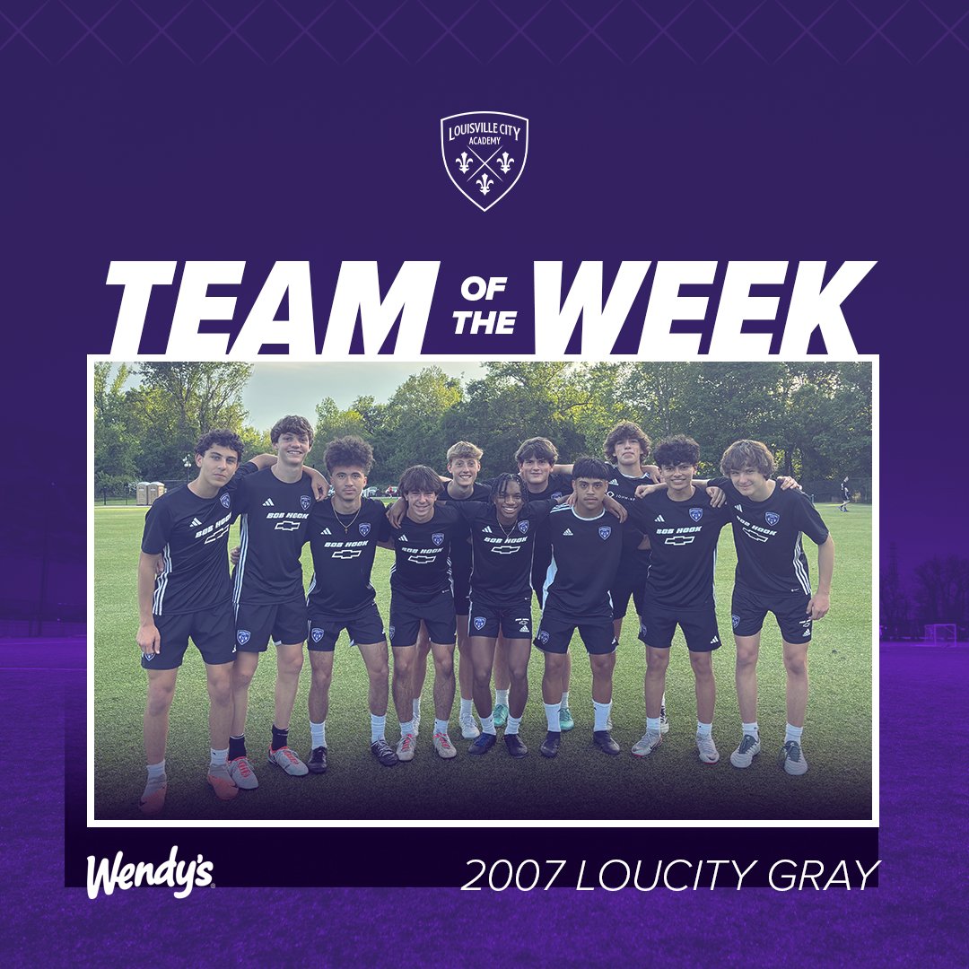 What a weekend from 2007 Gray! 💥 They went 3-0 with a +21 goal differential to be the @Wendys Team of the Week!