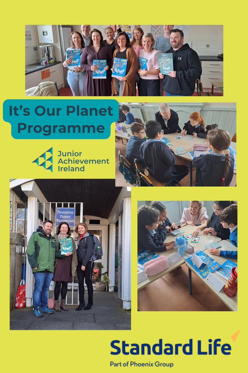 Well done Phoenix Group @StandardLifeUK volunteers who facilitated the ‘It’s Our Planet’ workshop with students from Presentation Warrenmount & explored the various ways our current activities impact the environment. #BelieveInScience #FidelityIreland #inspiringyoungminds