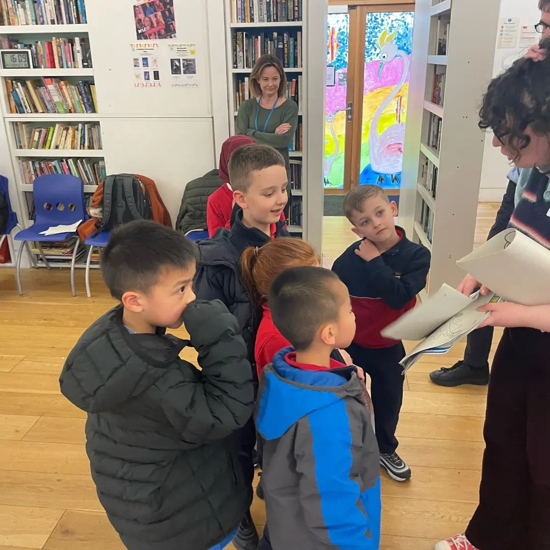 The Doodle Den kids had the amazing chance to visit Fighting Words last week! With help from the staff and volunteers - the children developed a plot, characters, illustrations and a title for their book📚#NEIC #DoodleDen @ELI_Docklands