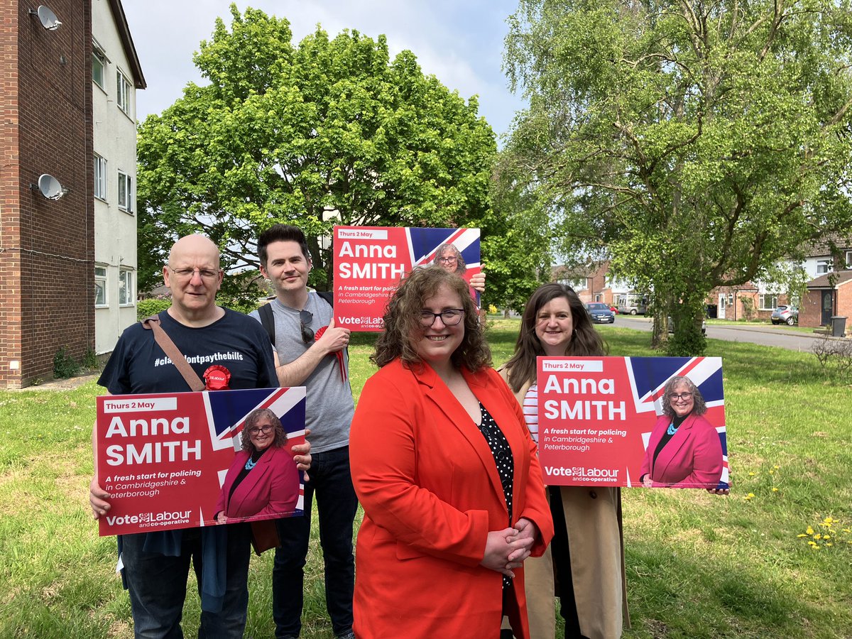 Thanks to @hannahmerich for joining me in Cambridge and Milton today, for the PCC elections and also for @timothyggriffin in Coleridge. #VoteLabour