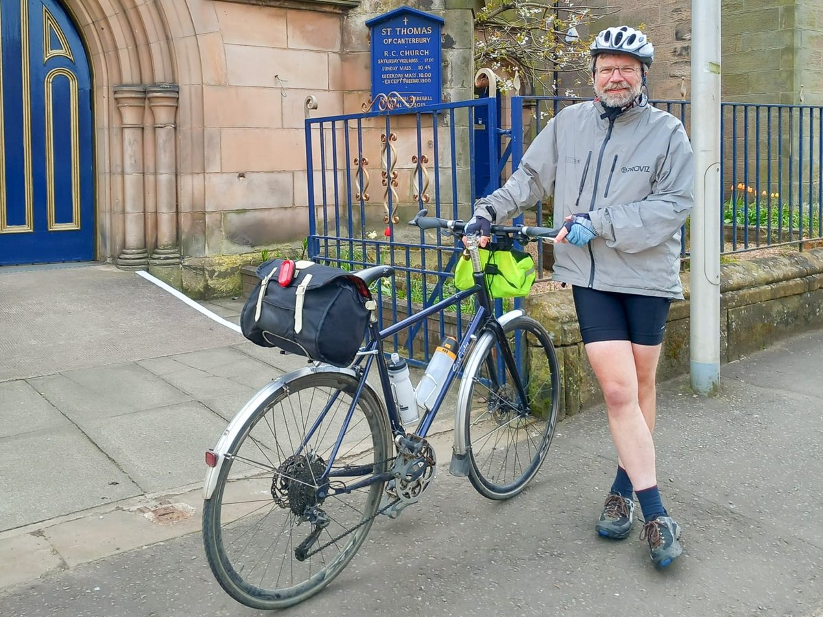 Nigel Brown, organist at @KillingworthSt has completed the first stage of his 1000-mile bike ride which he hopes will help raise vital funds for the church’s ambitious refurbishment plan. Read about his journey so far 👉 bit.ly/4aiJpih