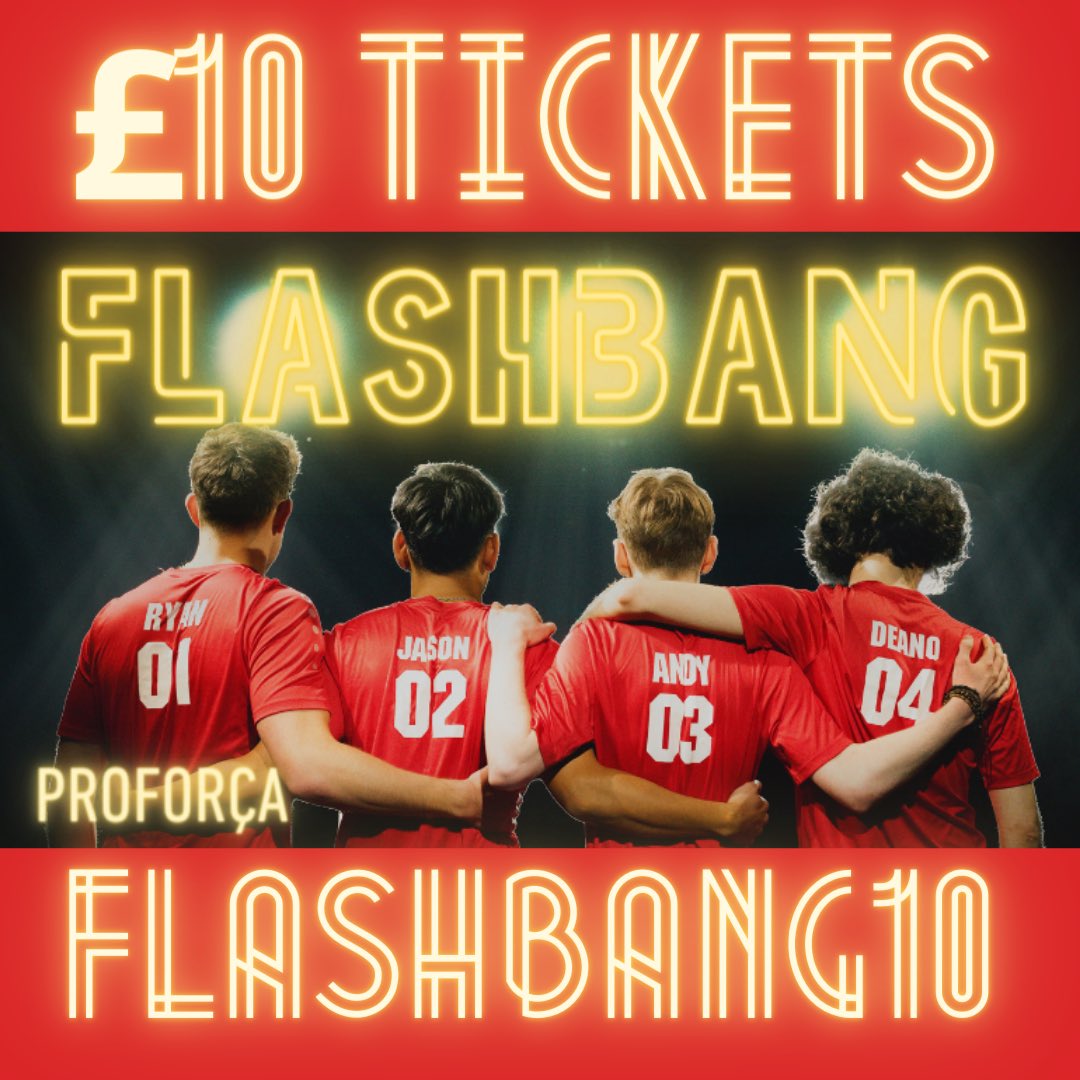 FLASH DEAL ⚡️😱 £10 tickets for FLASHBANG 💥🎟️ To grab your discount use code FLASHBANG10 at the checkout! Do not miss your chance to see this acclaimed ⭐️⭐️⭐️⭐️⭐️ show from the great @ProforcaTheatre #fringe #fringetheatre #flashbang #flashdeal