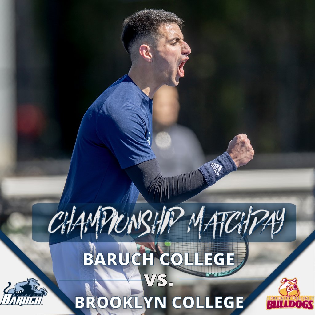 It all comes down to one match for the @CUNYAC Title and berth to the NCAA Tournament. First serve today at the U.S. National Tennis Center in Queens is scheduled for 3pm! #BaruchTennis @BaruchBearcatAD