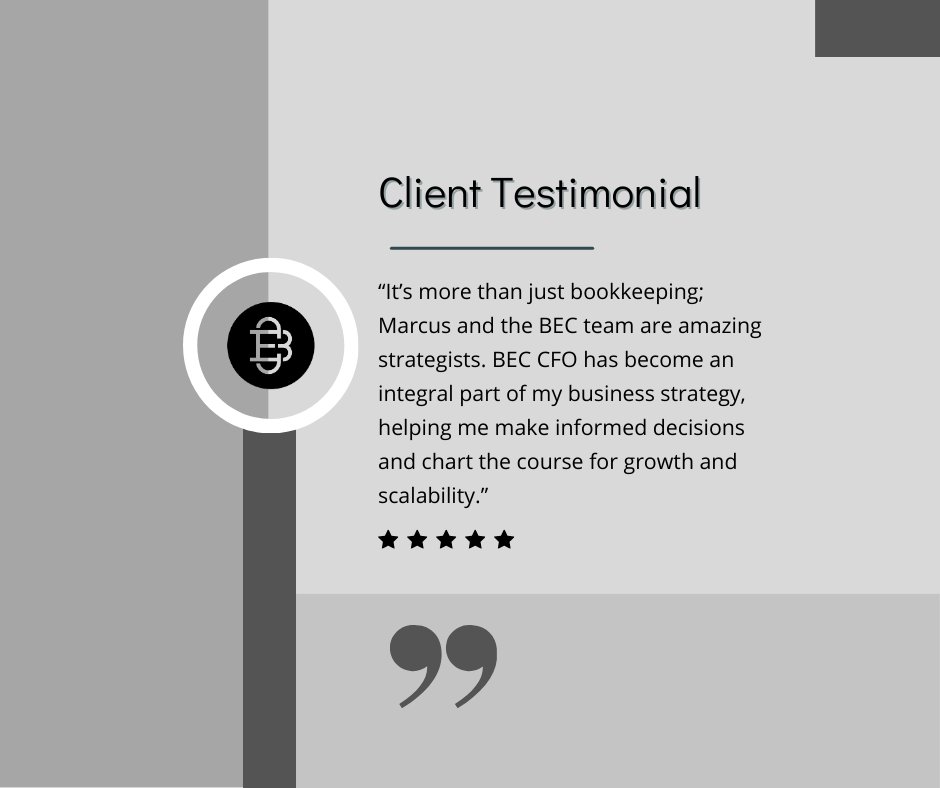 Thrilled to share this testimonial from one of our valued clients! Their success story speaks volumes about the impact of our services. #ClientSuccess #beccfocpa #businessgoals #betterdecisionsbetterresults #cpafirm #FinancialExcellence #FinancialAdvice #CPAInsights #TeamWork