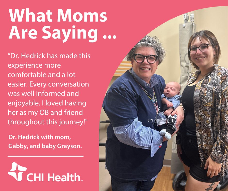We love when patients tell us about their fantastic care! Gabby had all good things to say about her maternity experience with Dr. Jodi Hedrick. spr.ly/6013biqfb