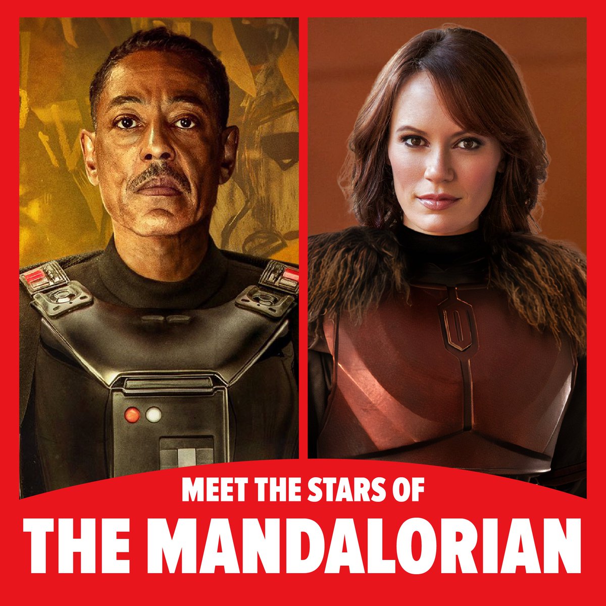 Polish your armour and prepare for battle because Giancarlo Esposito (Moff Gideon) and Emily Swallow (The Armorer) from The Mandalorian are coming to FAN EXPO Canada this August. This is the way to get your tickets: spr.ly/6012jyF0s