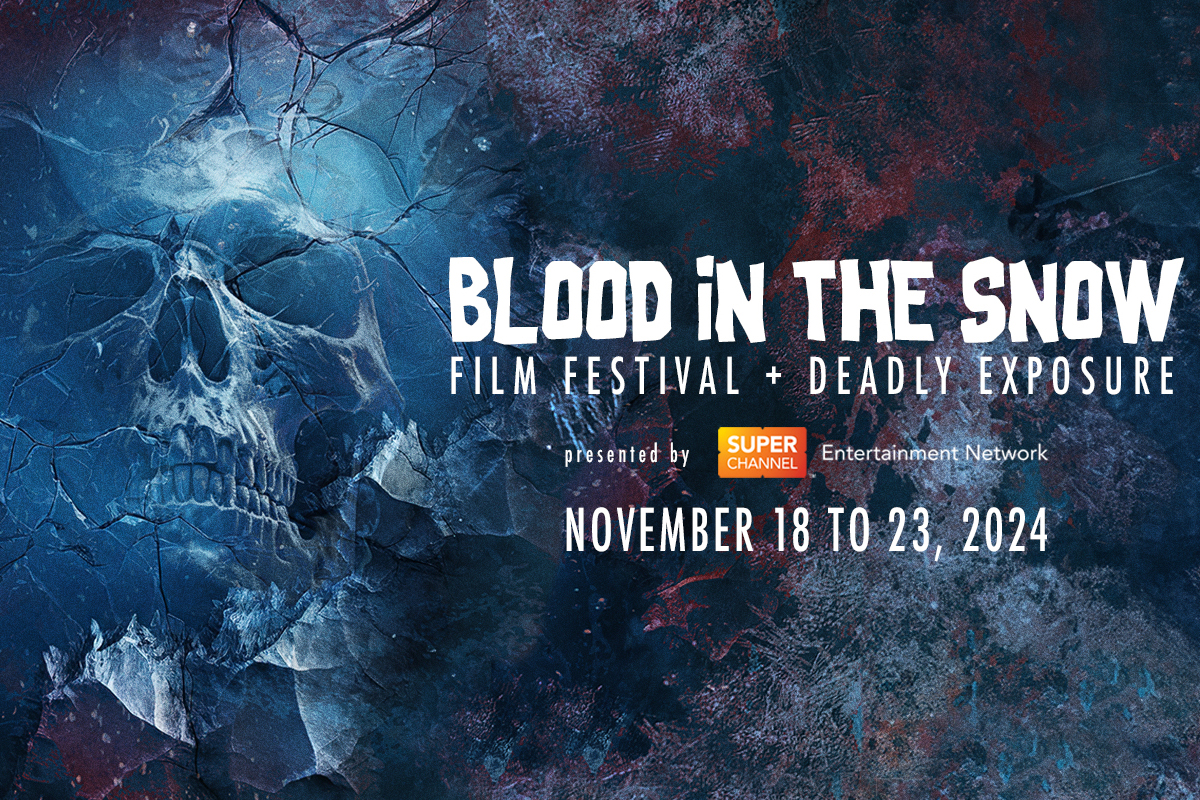 📢Check this out! The 13th annual Blood in the Snow Film Festival + Deadly Exposure presented by Super Channel will take place at the Isabel Bader Theatre in Toronto November 18 to 23, 2024. 🍿 🎬 🎥 🎟️Early bird passes are now on sale at bloodinthesnow.ca #BitsFilmFest