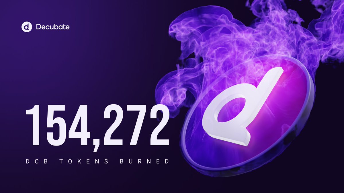 🔥 154,272 $DCB Burned Thanks to Recent IDOs! In a grand celebration of our recent IDOs, we've successfully burned 154,272 $DCB tokens, substantially boosting their value for our dedicated stakeholders. 🔍 Check out the burn details: bscscan.com/tx/0x368086893… 👉 Explore upcoming…