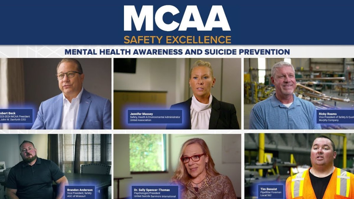 May is Mental Health Awareness Month. To shine a light on mental health and suicide prevention we want to share this impactful video made available by the Mechanical Contractors Association of America (MCAA).

Watch and share the video below:
🔗: youtube.com/watch?v=5c1rY9…