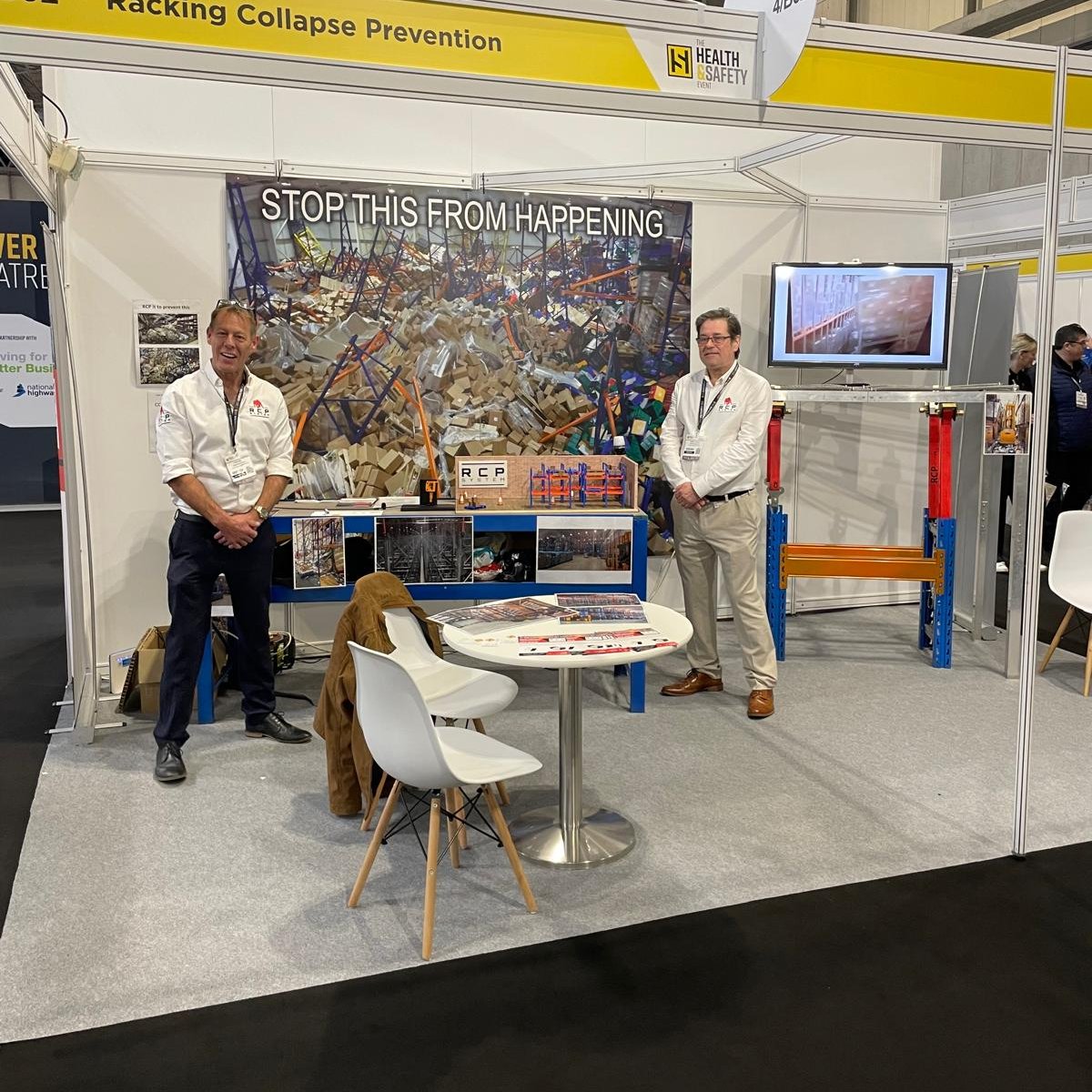 Wow! 3-days @HandS_Events has been amazing. As we wrap interest has blown us away & if we missed U give us a call: rcpsystem.com
#rackingsafety #safety #warehousesafety #keepingteamssafe #palletracking #warehouse #supplychain #logistics #safetysolution #HSE2024