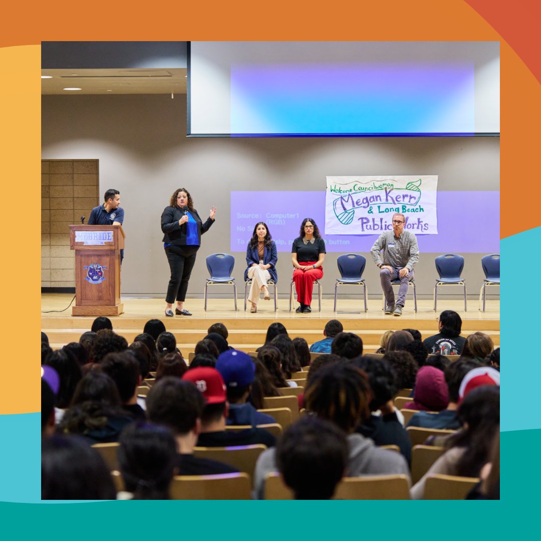 Check out The Latest! ➡️ Long Beach Public Works hosted a Q&A panel at McBride High School to get student feedback on the crosswalk at the intersection of Los Coyotes, Studebaker, and Parkcrest. #ExcellenceandEquity #Vision2035 #VisionInAction #ProudtobeLBUSD