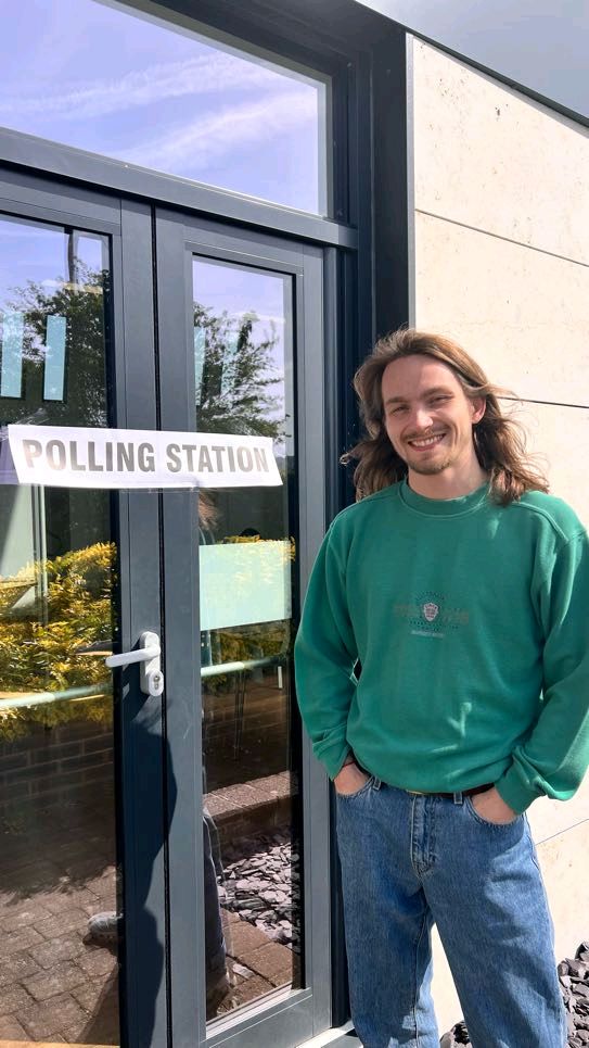 5 minutes today secures a better tomorrow ✨ 🗳️ Vote today ⏰ Polls close at 10pm 🪪 Take photo ID #EastMidlandsMayor #Elections2024 #VoteGreen #FrankForMayor