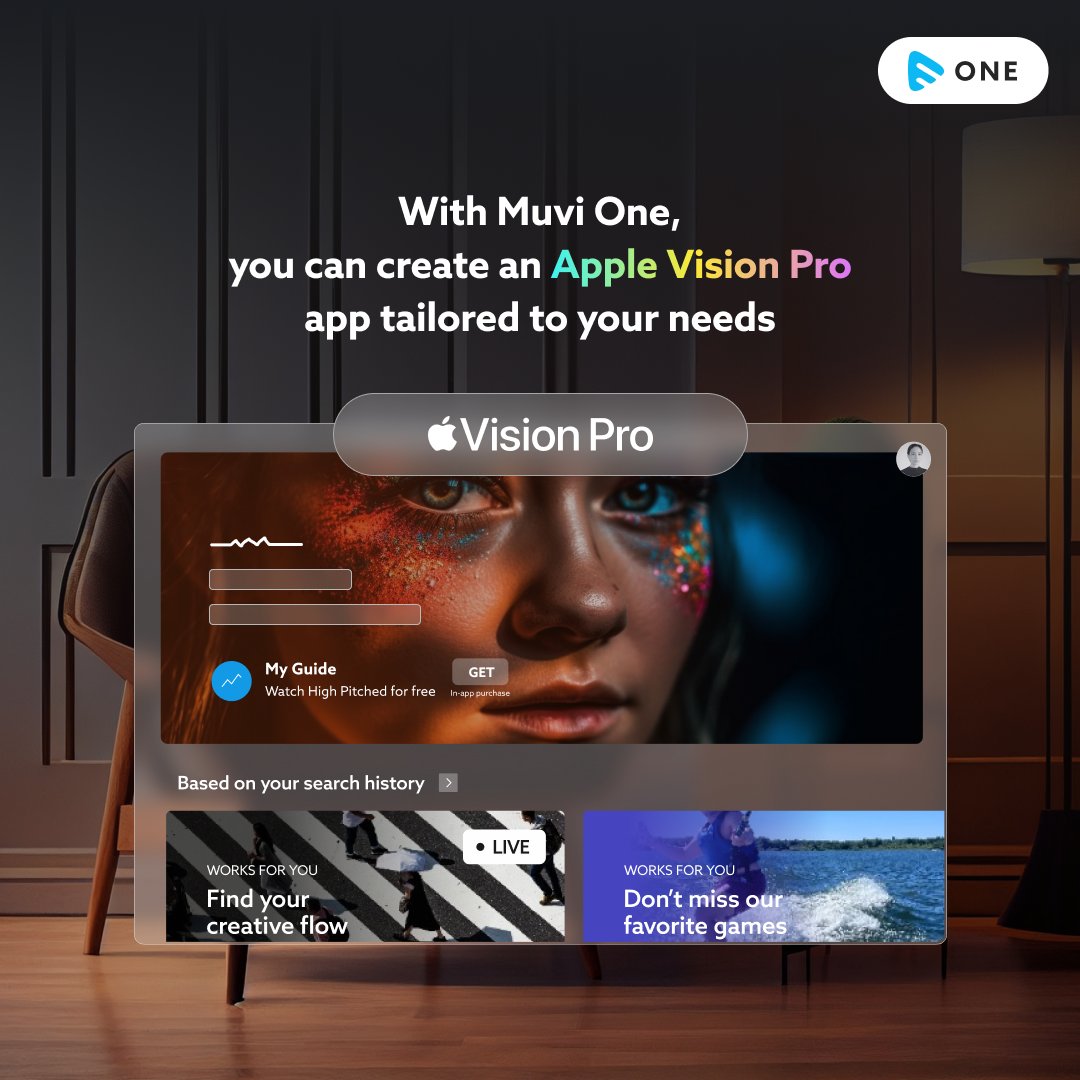 🍏📱 Step into the Future of Streaming with Your Own Apple Vision Pro App! Elevate Your Content with Advanced AR & VR Streaming for a Next-Gen Viewer Experience. Know more 👉 muvi.com/apple-vision-p… #AppleVisionPro #NextGenStreaming #ARStreaming #Muvi #AppleApp #VirtualReality