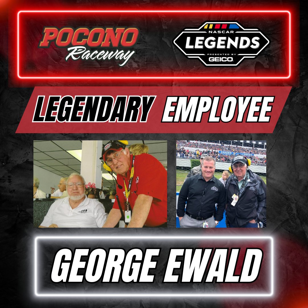 From before our first IndyCar race in 1971, all the way through present day, George Ewald has seen it all at Pocono. George started at the Raceway in 1970 and is still hard at work here as our Vice President and Track Superintendent. #NASCARLegends Check out this previous