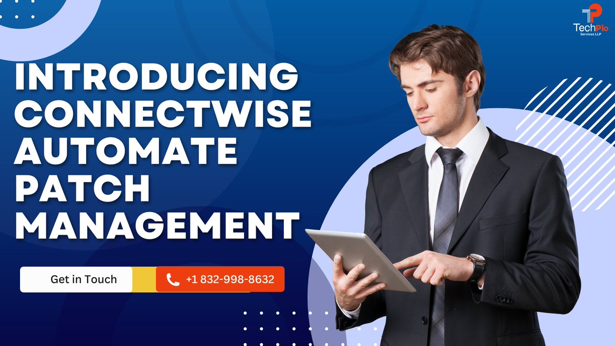 Introducing ConnectWise Automate Patch Management:
For More Details : techpio.com/blog/connectwi…

#connectwise #technology #itstaffing #connectwisedevelopment #patchmaagement #cyberattack