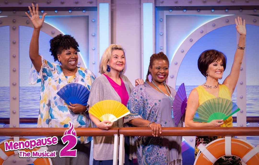 Get ready for high jinks on the high seas🌊 Menopause The Musical 2: Cruising Through ‘The Change’ sets sail for Nashville this weekend. Tag your girlfriend who still needs tickets to see the hilarious sequel to the smash-hit Menopause The Musical at TPAC May 4-5, 2024!