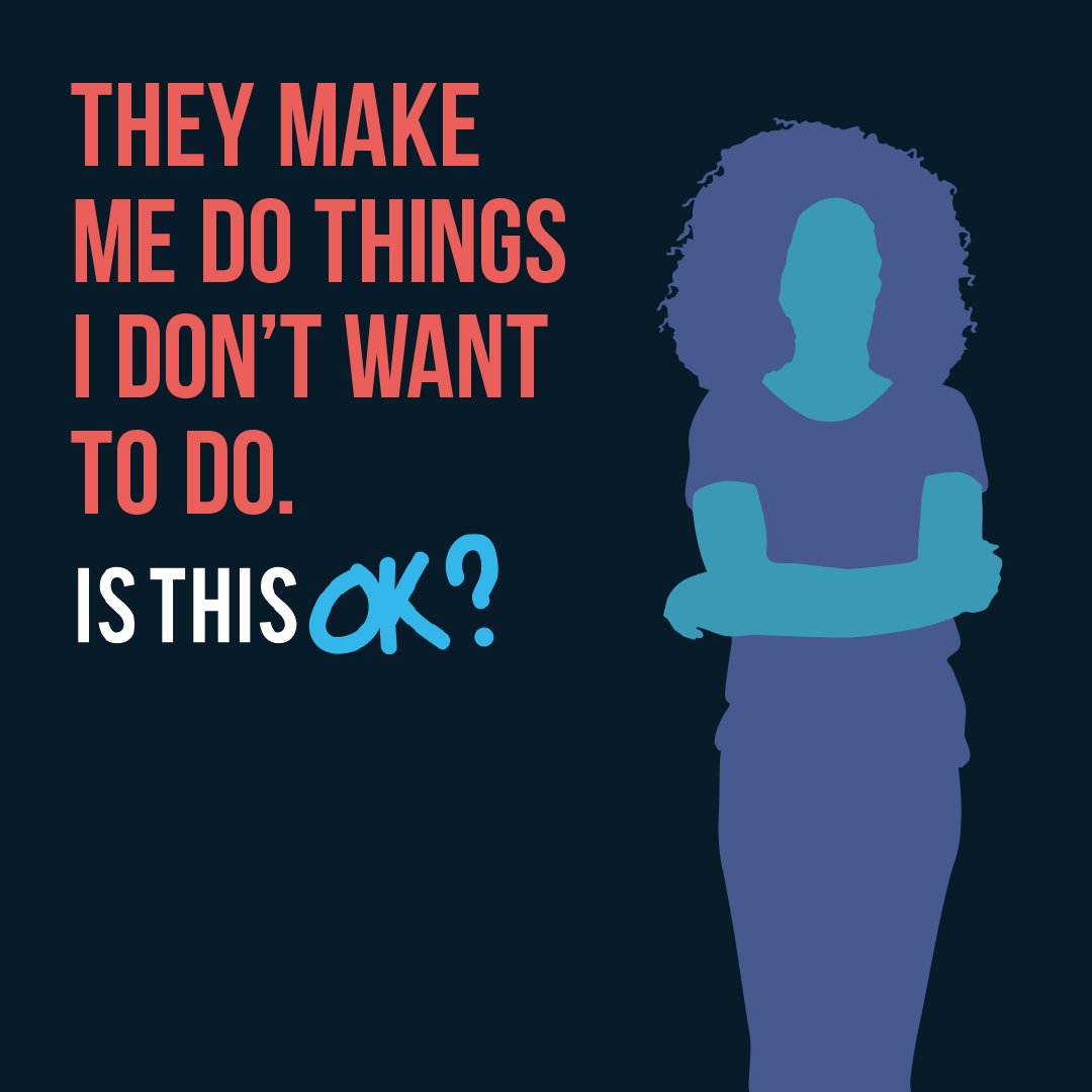 If you have been put into a situation you're not comfortable with, and you dont know what to do, you can ask us: Is This OK? Find information on our website, ask our chatbot, or chat anonymously to someone who cares. Learn more: misspl.co/i6vT50Rmh2x