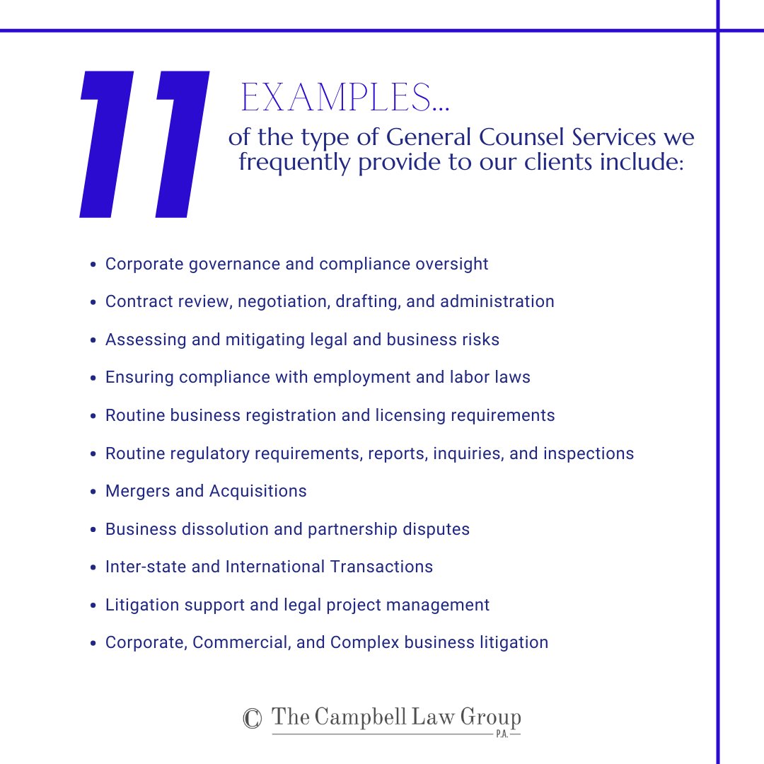 Disclaimer: The hiring of an attorney is an important decision and requires due diligence of the attorney and firm prior to the hiring of any firm or attorney.
.
.
.
#generalcounsel #generalcounselservices #lawfirm #lawyer