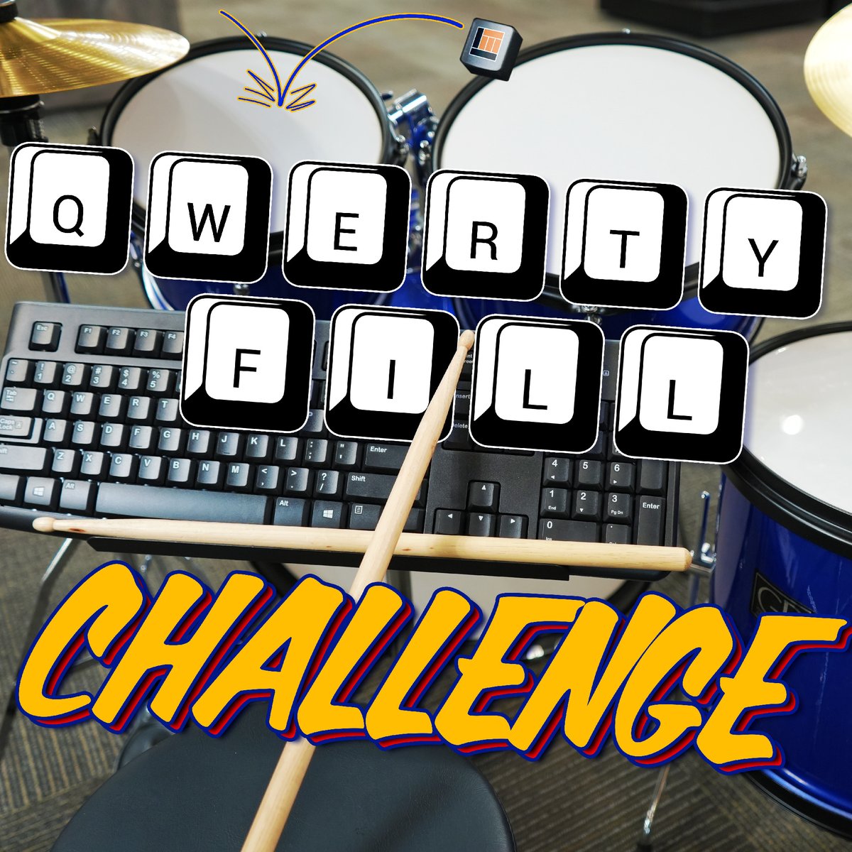 It's the QWERTY Fill Challenge! ⌨️🥁⌨️ Type out a drum fill for your chance to win a Mapex Comet drum kit or 1 of 4 Vic Firth stick packs! 😍 Need an example? Here's a fill: Bodoom, bodoom, bodoom, bodoom, BOOM BOOM, TSH!!! 😂 Contest. 👉 bit.ly/3UpSgde
