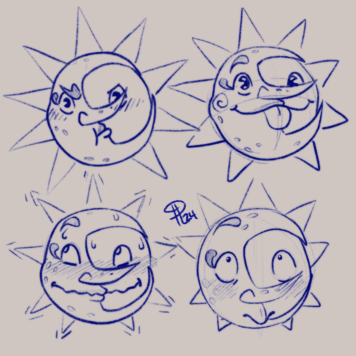 🍀OOC expressions🌻 Needed a warmup before I dove into some bigger things.