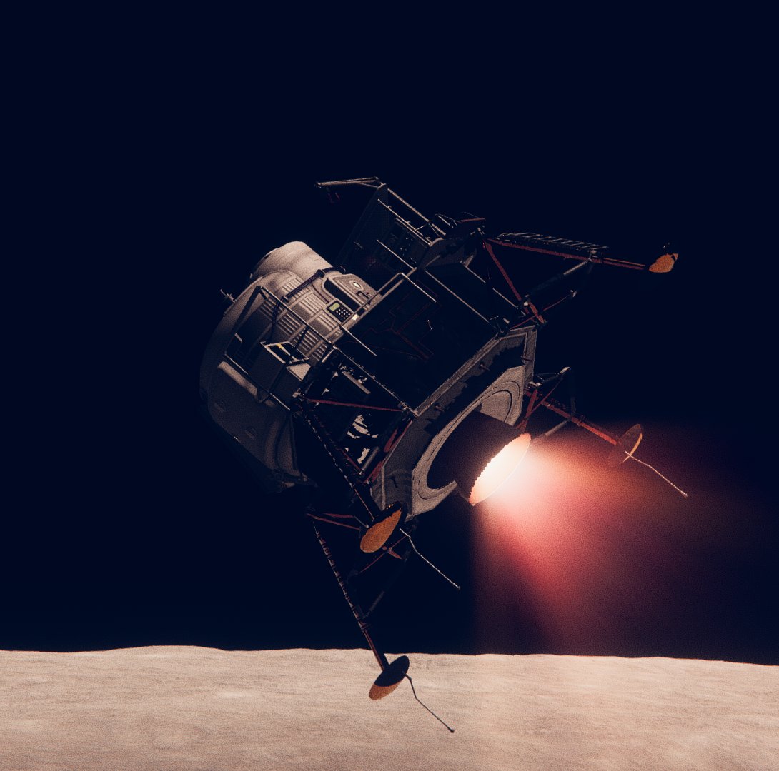 Apollo 18s uncrewed descent.