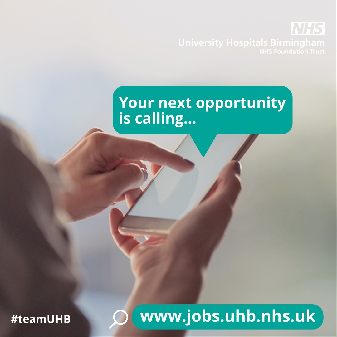 Are you age 19+, UK resident for at least 3 years, live in Birmingham or Solihull, unemployed, and not in education? Join our free healthcare assistant training on 09 May. Interviews will take place after satisfactory completion of training. Contact: onefrontdoor@uhb.nhs.uk
