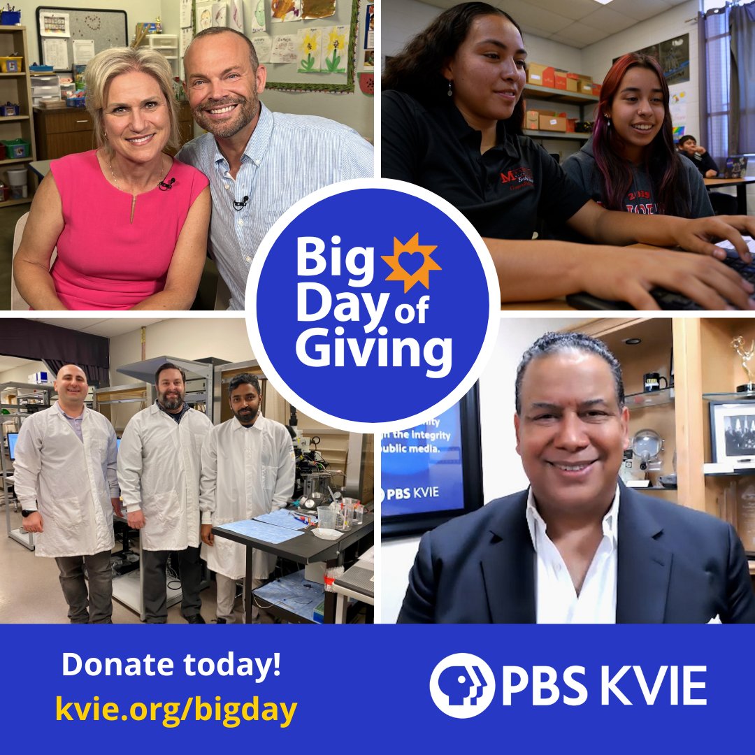 Rob on the Road, Studio Sacramento, ViewFinder, and Inside California Education are local programs that thrive because of viewers like YOU! Support stories that matter to our region with a donation today at kvie.org/bigday. #BDOG2024