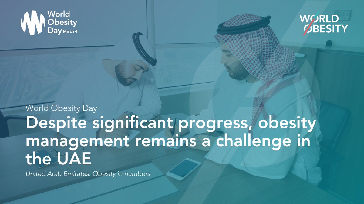 📑 Our new briefing highlights how challenging #obesity management still is in the #UAE, not only in terms of its toll on the health of affected children & adults but also its impact on the nation’s economy, now & in the future.

➡️worldobesity.org/news/increasin… 
#WorldObesityDay ⭕️