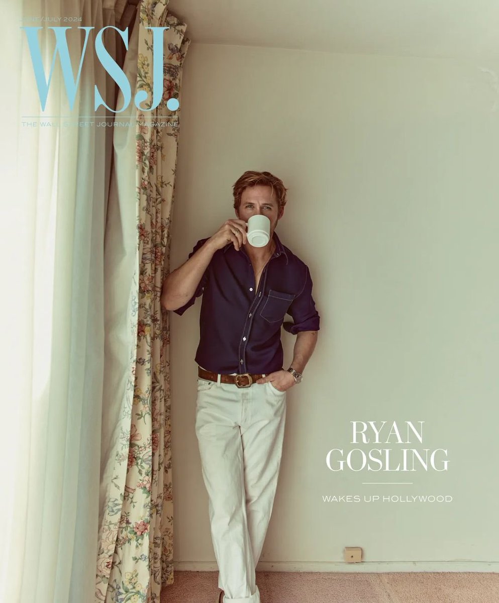 Ryan Gosling X WSJ Magazine June/July 2024 issue