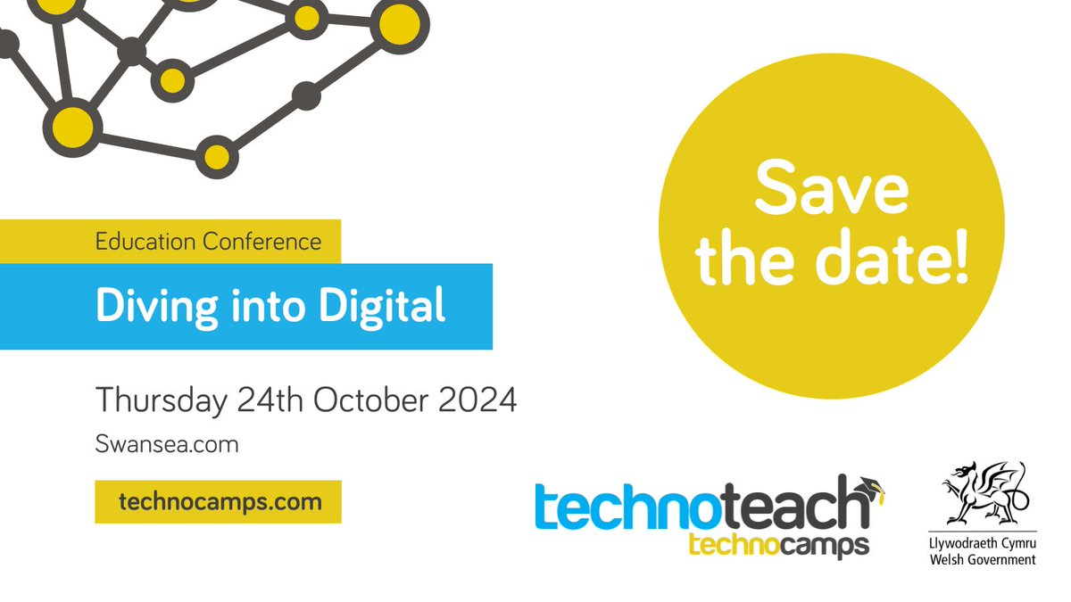 SAVE THE DATE ⭐ We're excited to announce that our 2024 Education Conference will take place in October! Attendees can expect ready-to-go resources for delivering digital skills in the classroom. 🎟FREE 📆Thurs 24th Oct 🧑‍🏫For primary & secondary teachers 📌@SwanscomStadium