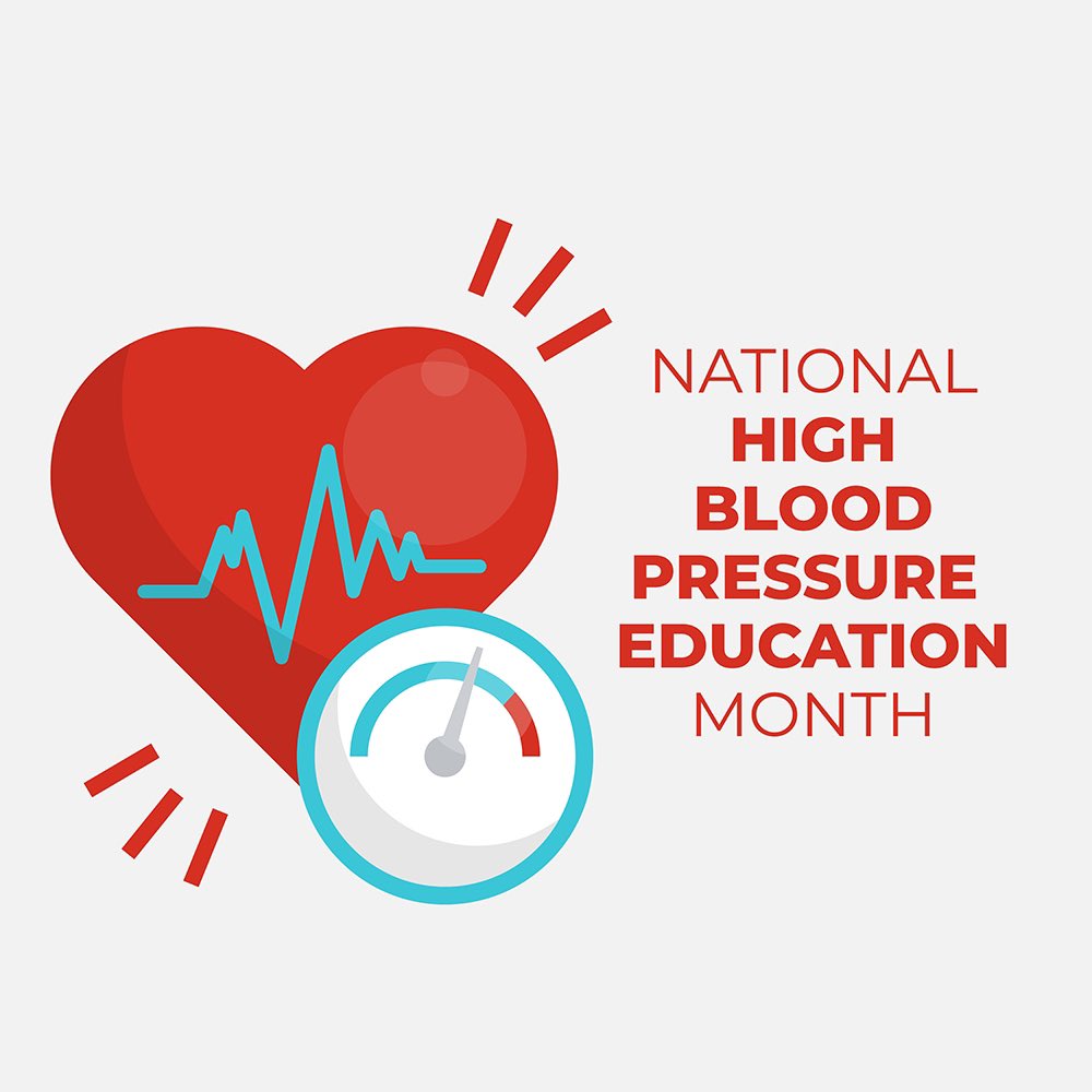 May is #HighBloodPressureMonth! Have your blood pressure checked at each healthcare provider visit. Have you gotten yours checked yet this year?