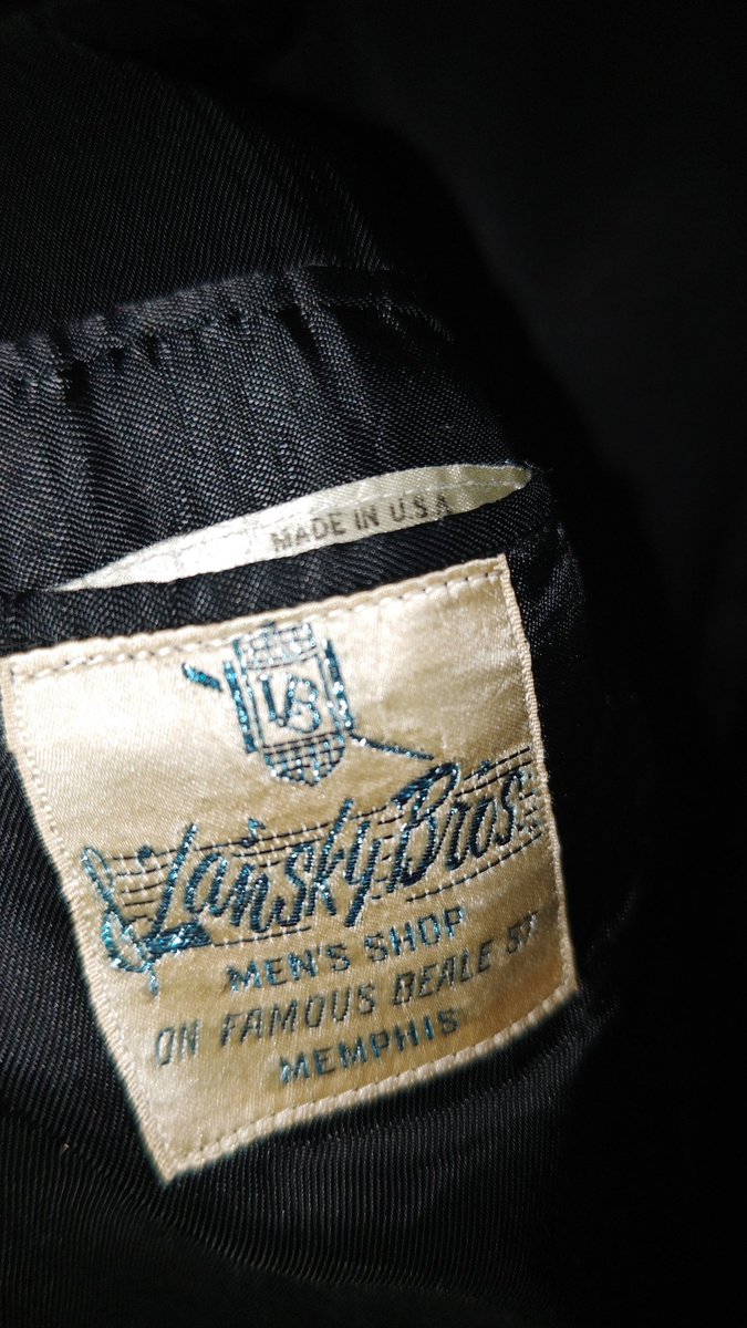 Vintage 1950's Lansky Tag! #vintageclothing #50sfashion #lanskybros #elvispresley #ヴィンテージ古着 #織りネーム #ヴィンテージタグ #エルヴィスプレスリー