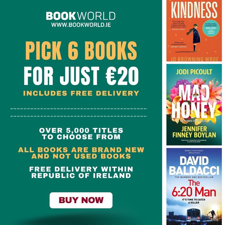 PICK 6️⃣ BOOKS FOR JUST €20.00 🤯

PICK 6 allows you to pick any 6 NEW (NOT USED) books for just €20.00 including FREE DELIVERY here: bookworld.ie/collections/pi…