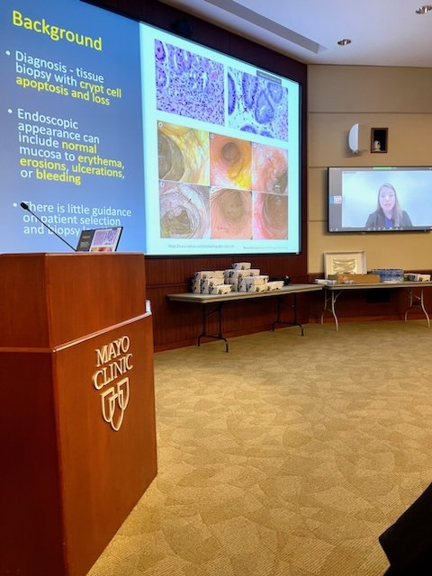 Caroline Olson, MD (@carolineolsonmd) on Twitter photo So honored to be able to give a presentation on my research 🔬 at the Mayo Florida residents research week Grand Rounds! And surprised and so humbled to be given first prize! 🥇@mayofl_imres <a href="/MayoClinic/">Mayo Clinic</a> So honored to be able to give a presentation on my research 🔬 at the Mayo Florida residents research week Grand Rounds! And surprised and so humbled to be given first prize! 🥇@mayofl_imres <a href="/MayoClinic/">Mayo Clinic</a>