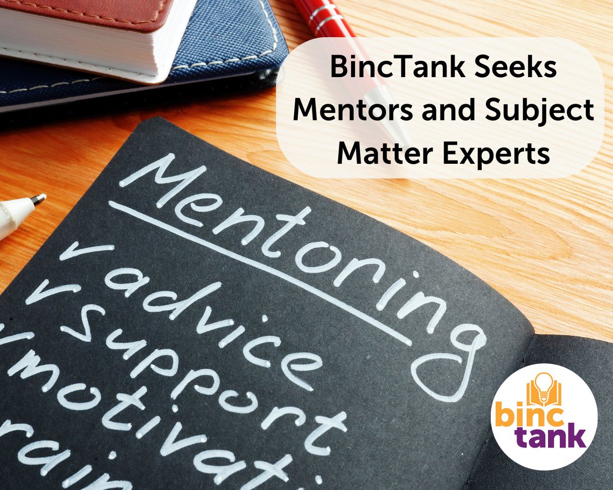 Binc is seeking mentors and subject matter experts to support the 12 aspiring and brand-new bookstore owners who make up the first cohort of BincTank, Binc’s business incubator pilot program supporting BIPOC-owned retail bookselling businesses, app.smarterselect.com/programs/96333… #BincTank