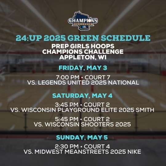 Can’t wait to ball out this weekend in Appleton!