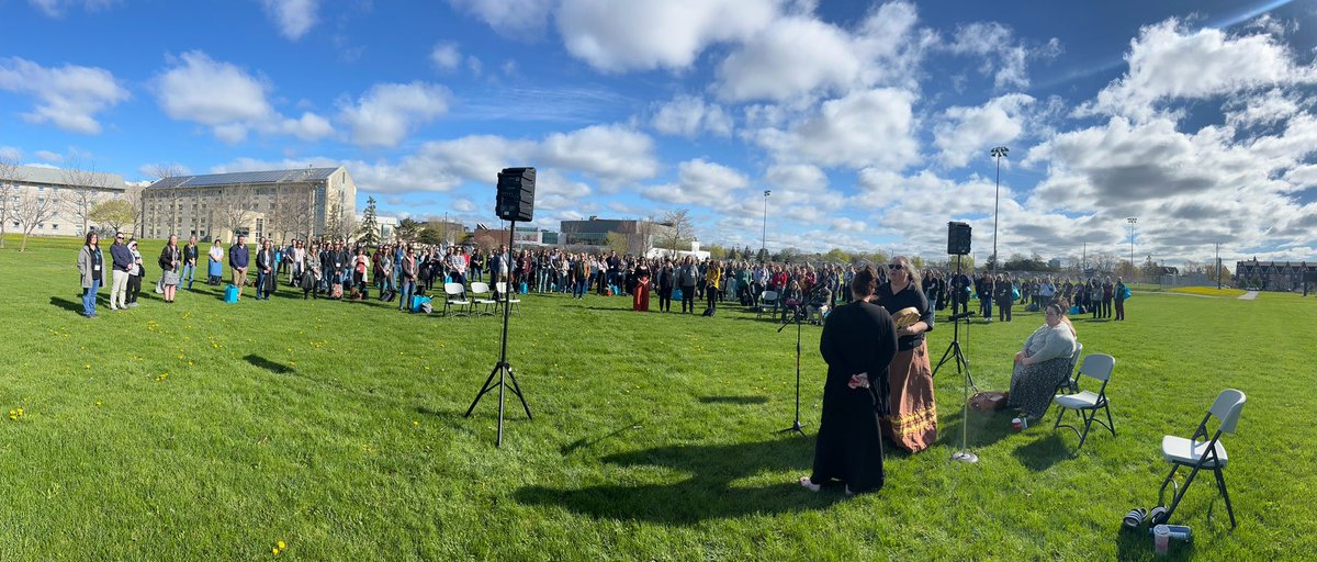 Thank you to Liv Rondeau, Danka, and Marianne for leading us in an opening for OAME2024. What an amazing opportunity to work with the Indigenous Community.