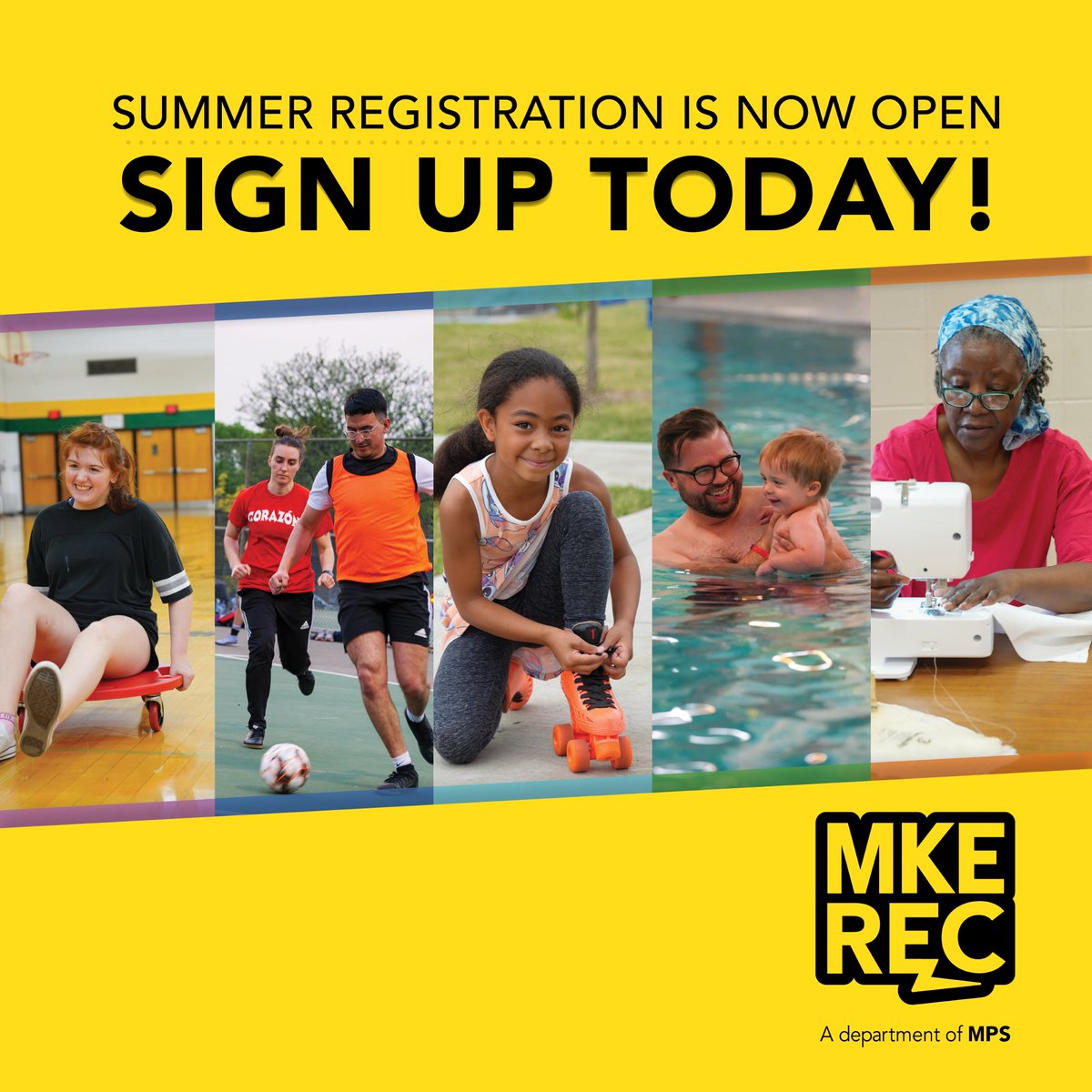 Registration for activities in the Summer Recreation Guide is now open for city of Milwaukee residents! To view the summer guide online and find more information on registration, please visit mkerec.net/guide!

Registration for non-residents will open on May 9 at 10 a.m.